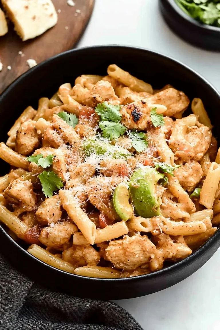 Creamy Chicken Fajita Pasta