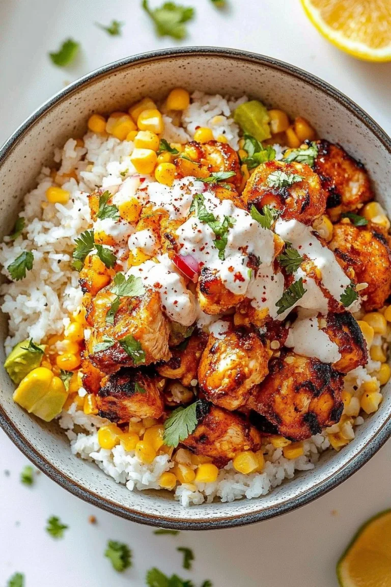 Street Corn Chicken Bowl