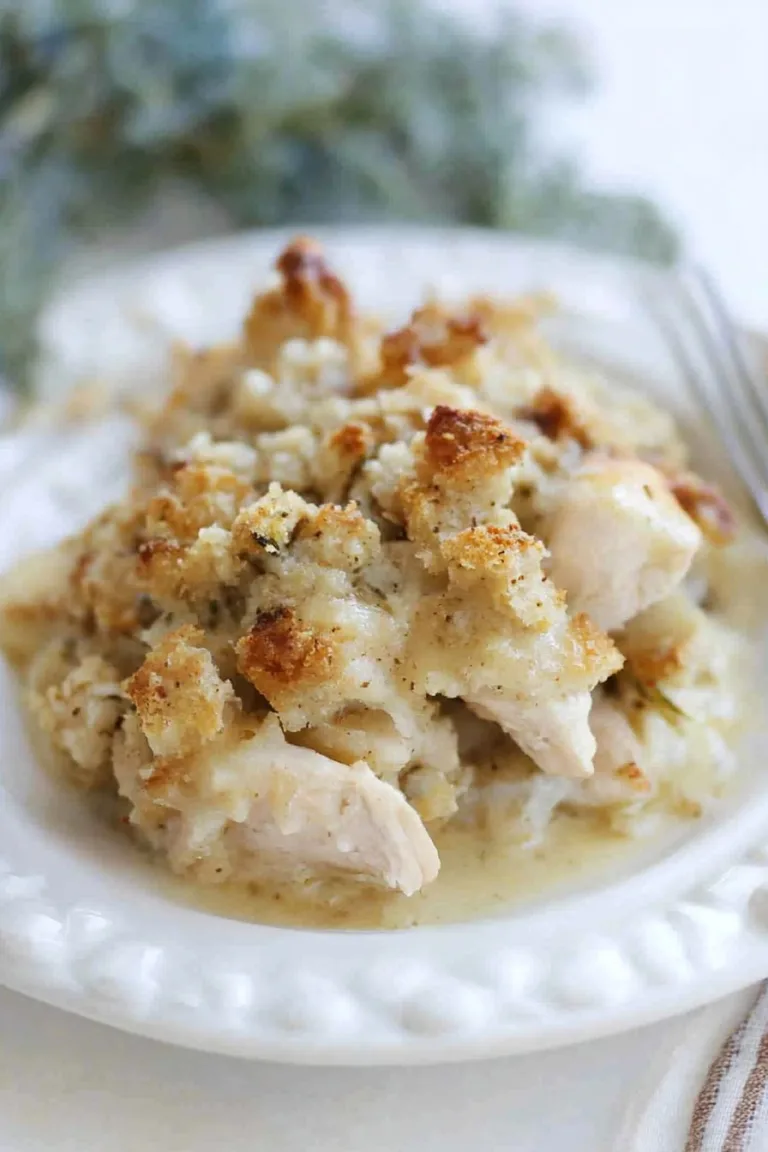 Creamy Chicken and Stuffing Casserole