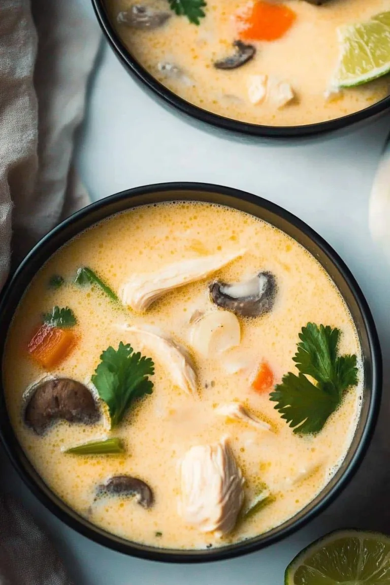Best Ever Tom Kha Gai Soup (Thai Coconut Chicken Soup)