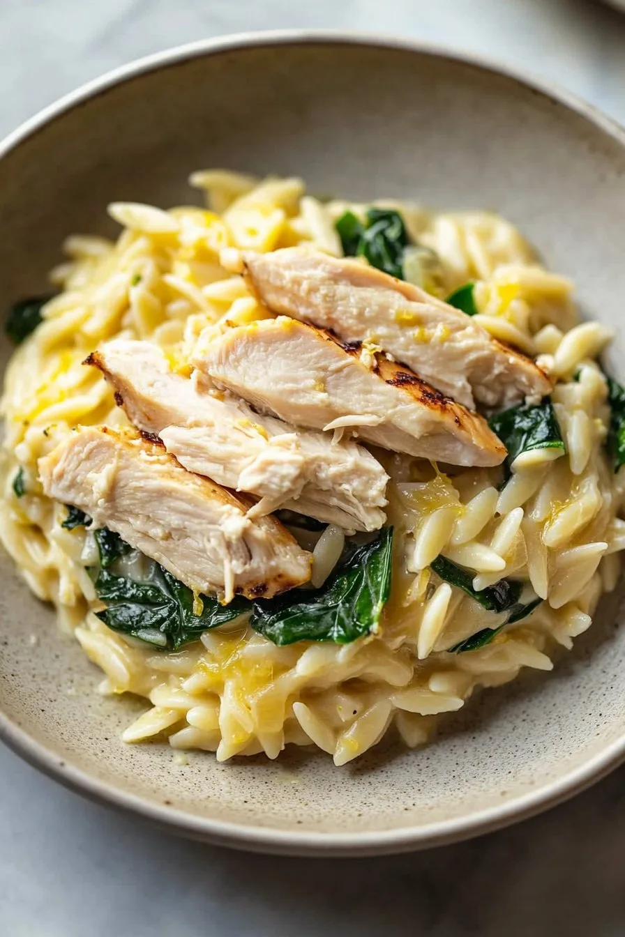 Lemon Chicken Orzo