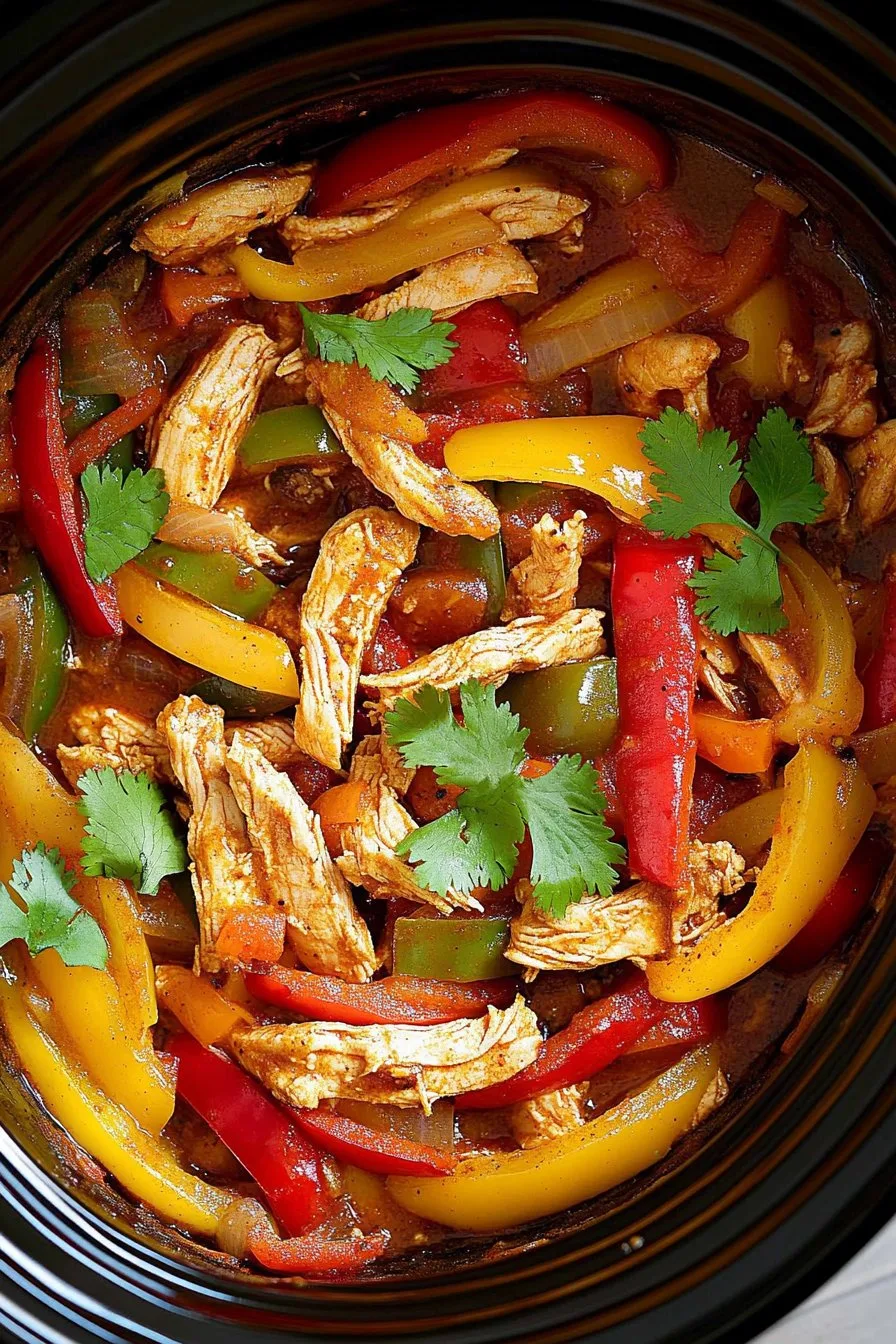 Crockpot Chicken Fajitas Recipe