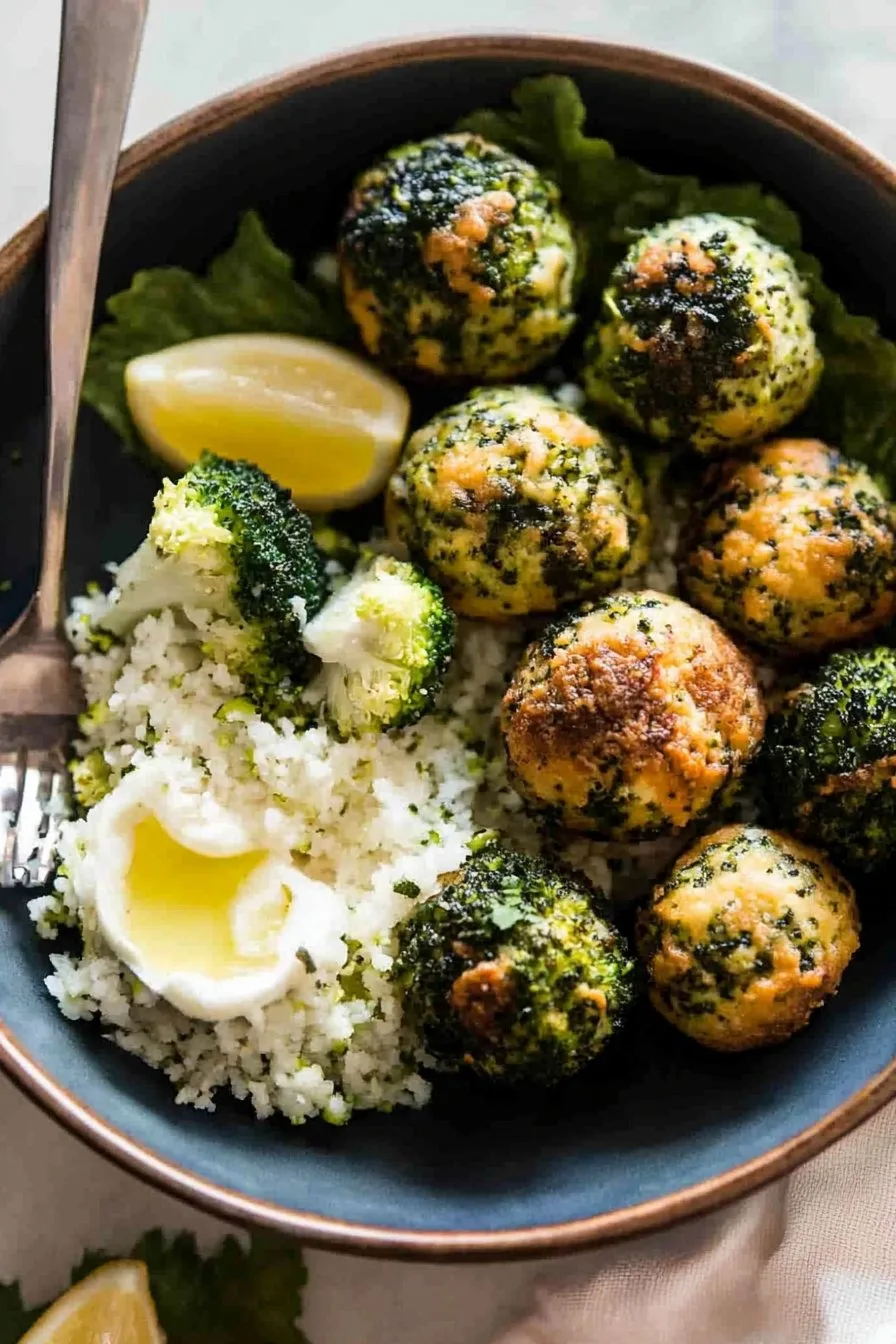 Baked Broccoli Cheese Balls