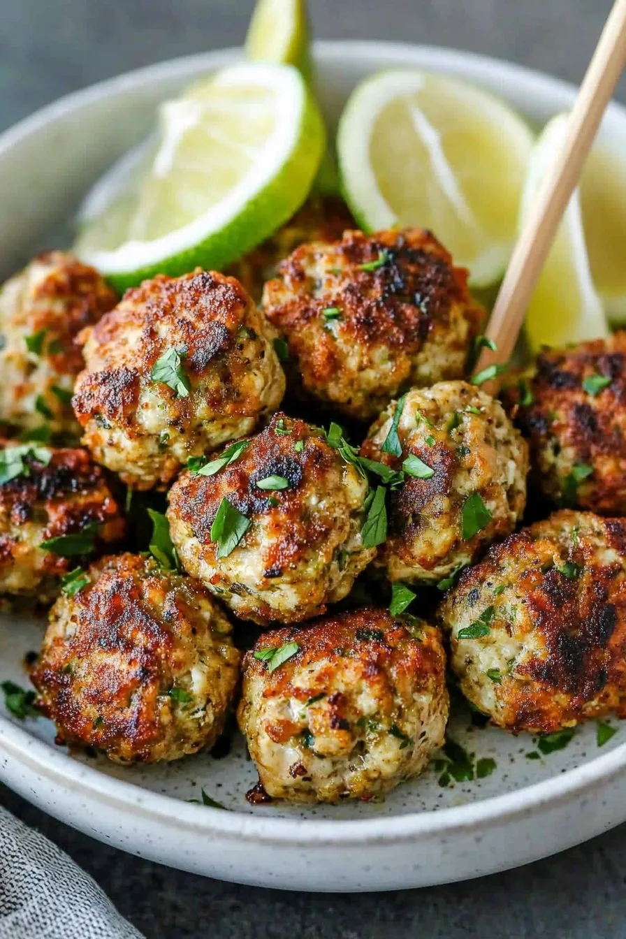 Air Fryer Bang Bang Chicken Meatballs