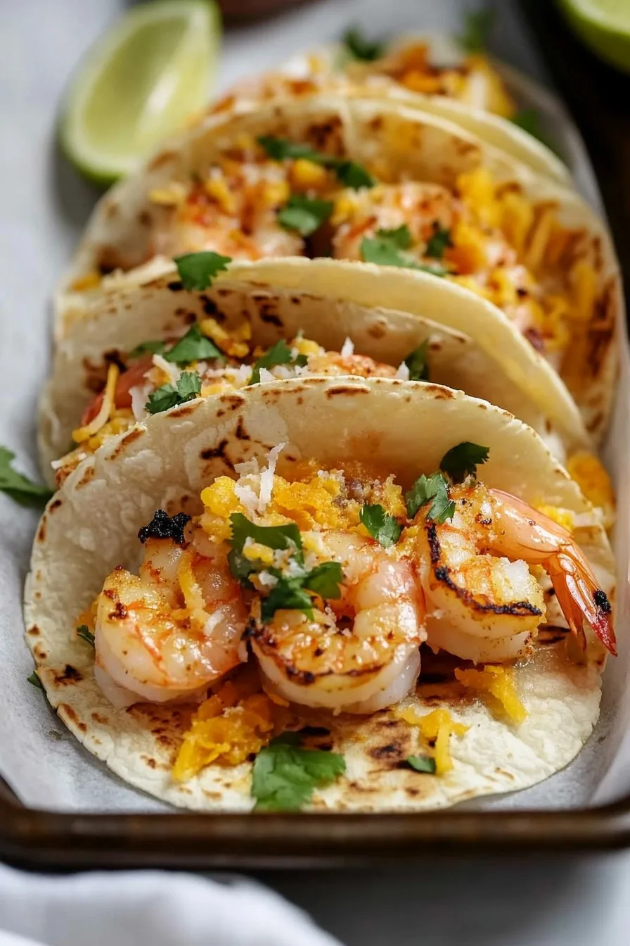 Coconut Shrimp Tacos