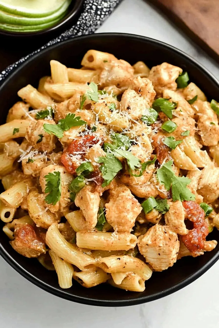 Creamy Chicken Fajita Pasta