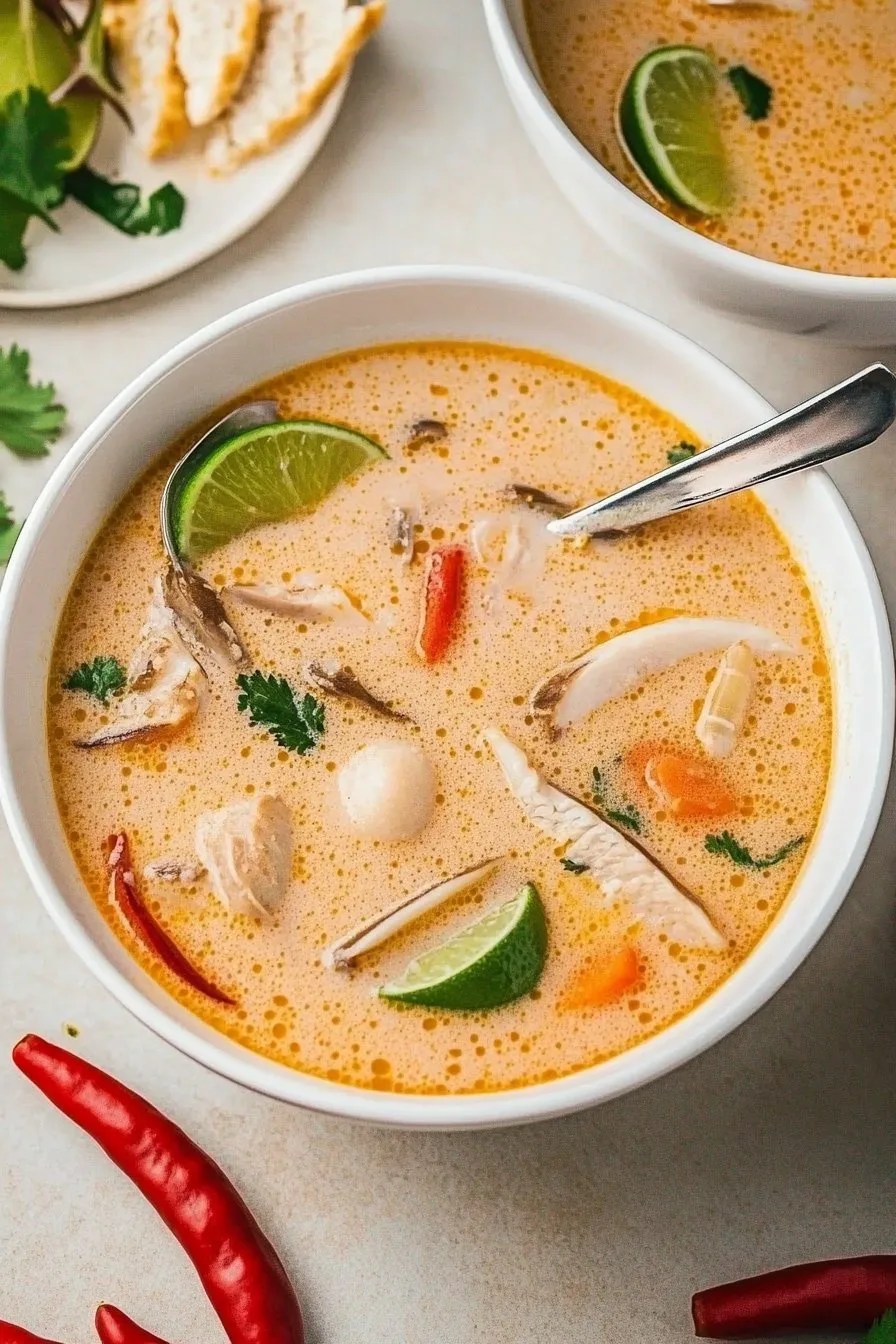 Easy Slow Cooker Tom Kha Soup Recipe