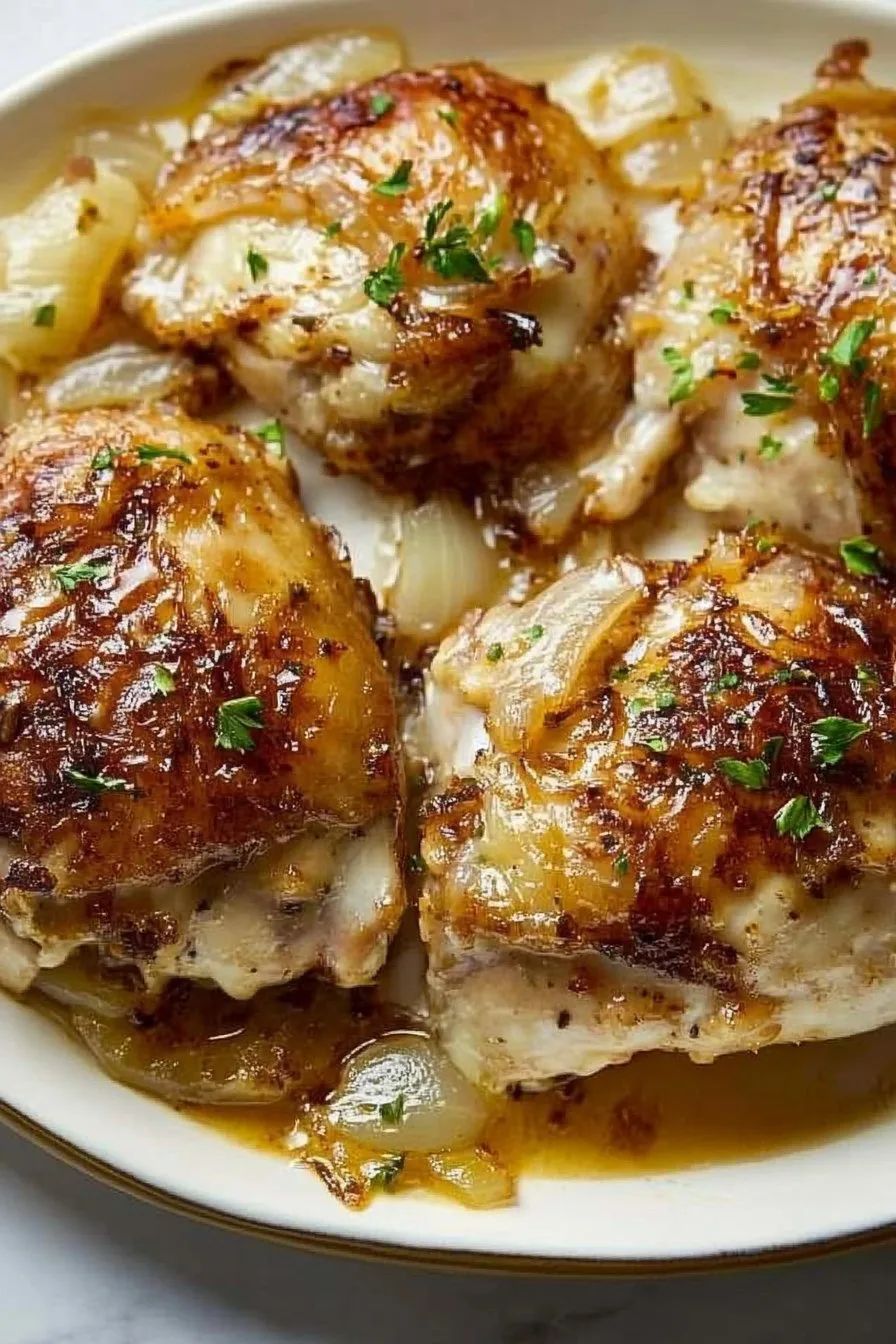 French Onion Dip Chicken Thighs Recipe