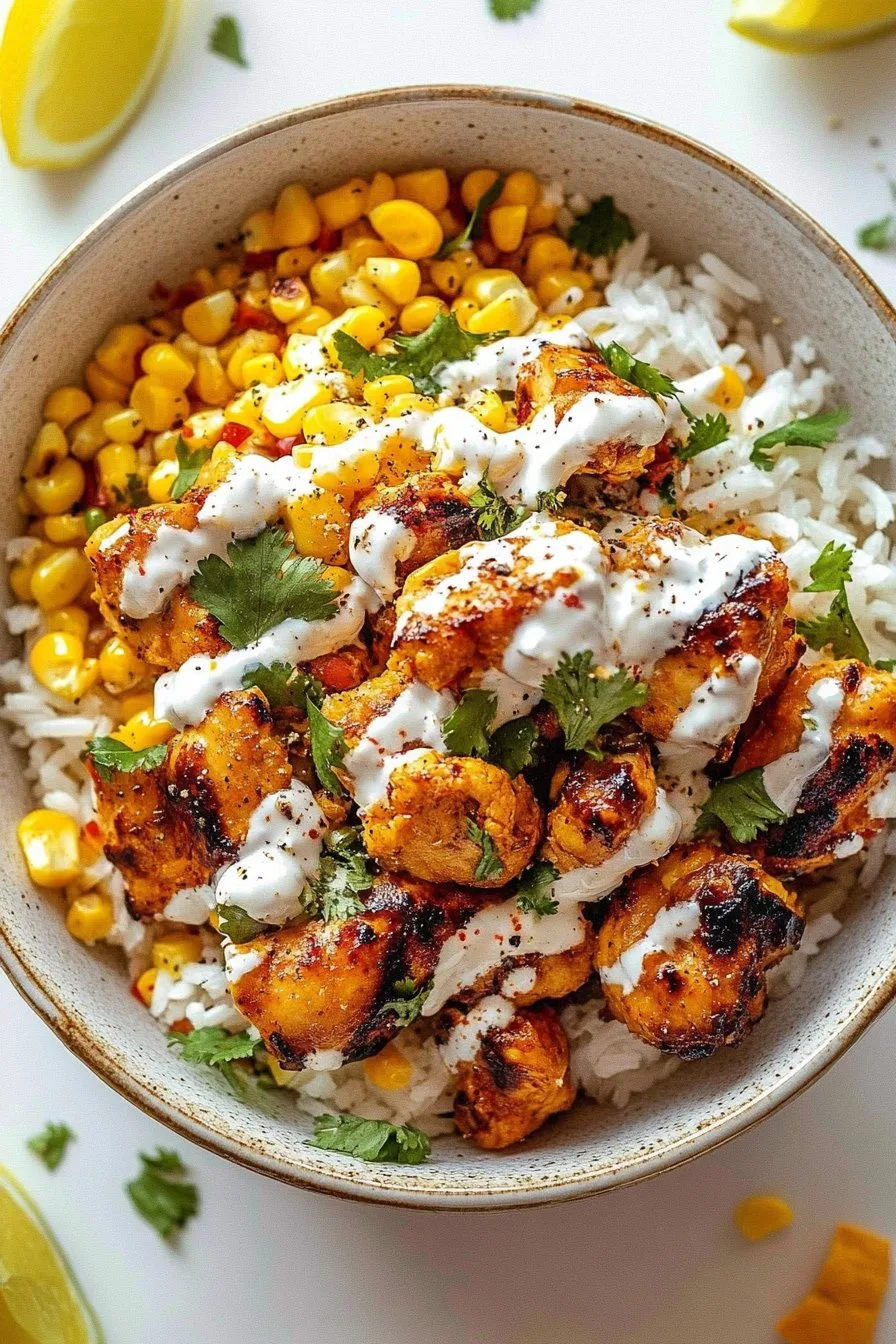 Street Corn Chicken Bowl