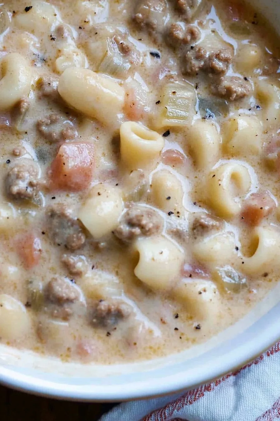 Creamy Parmesan Italian Sausage Soup Recipe