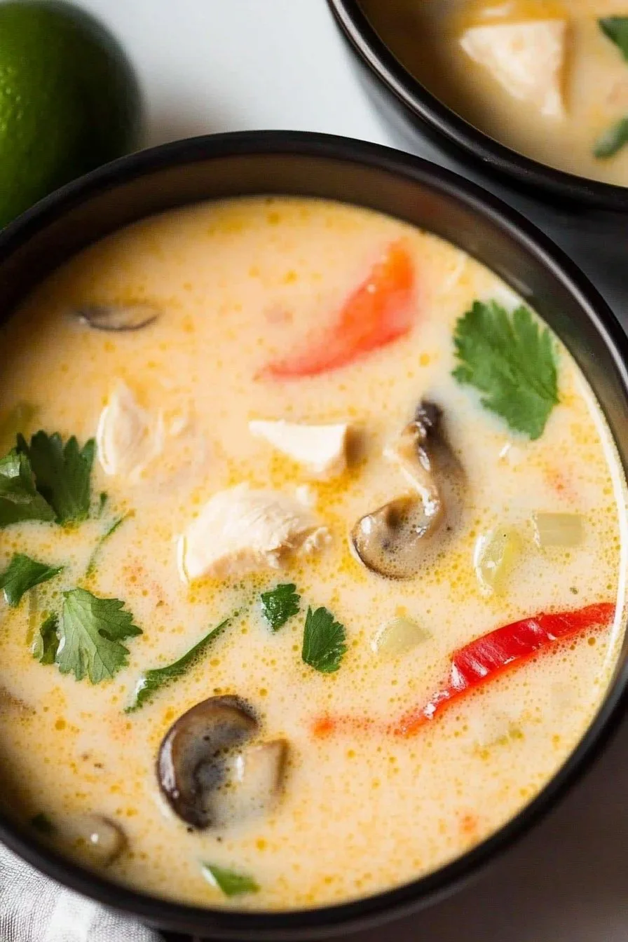 Best Ever Tom Kha Gai Soup (Thai Coconut Chicken Soup)