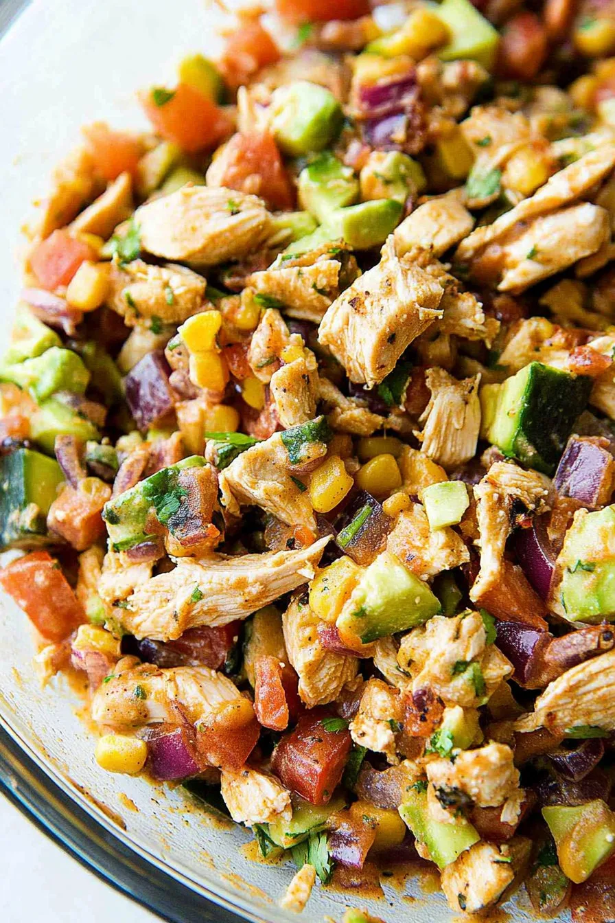 Southwestern Chopped Chicken Salad