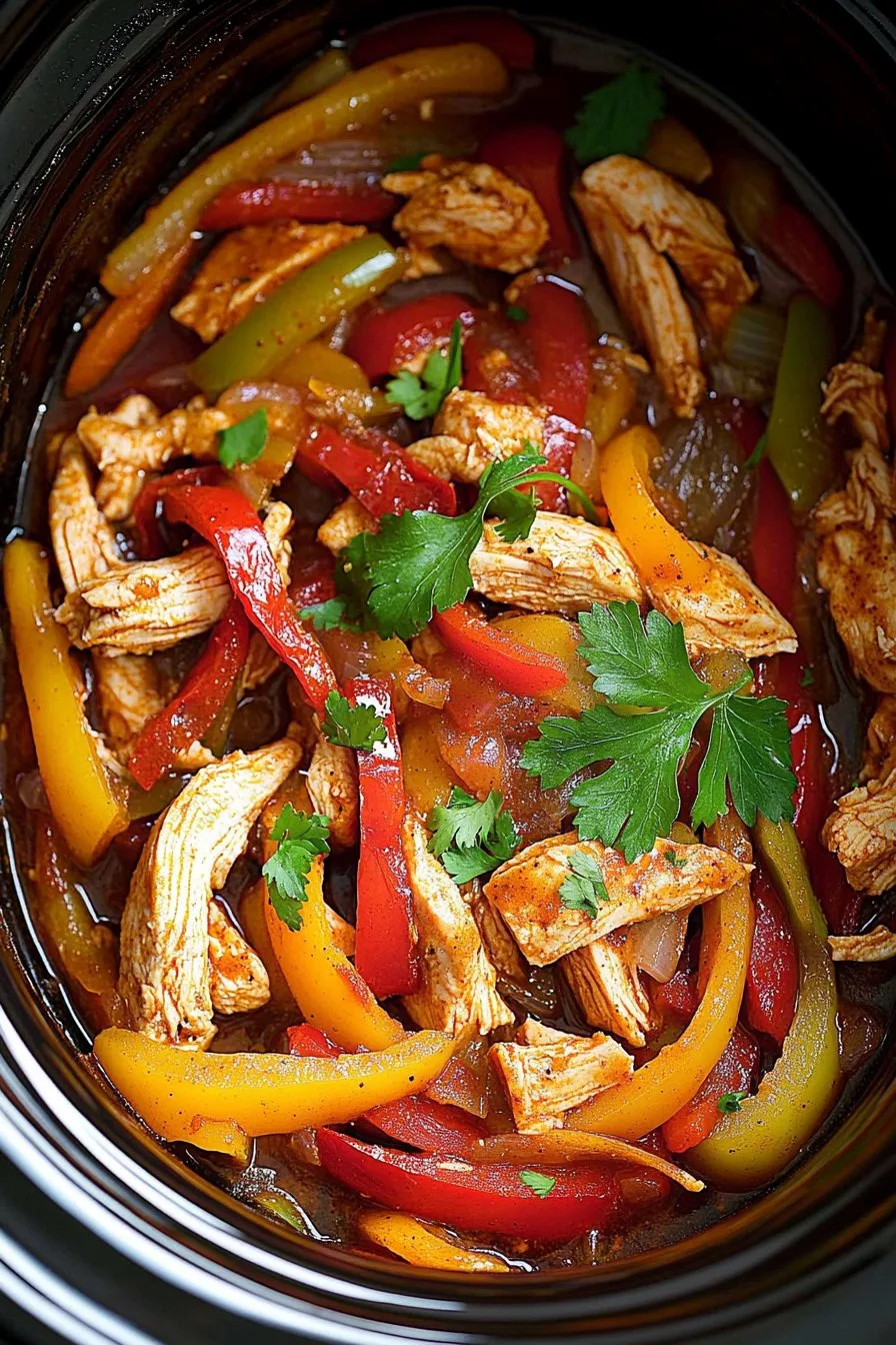 Crockpot Chicken Fajitas Recipe