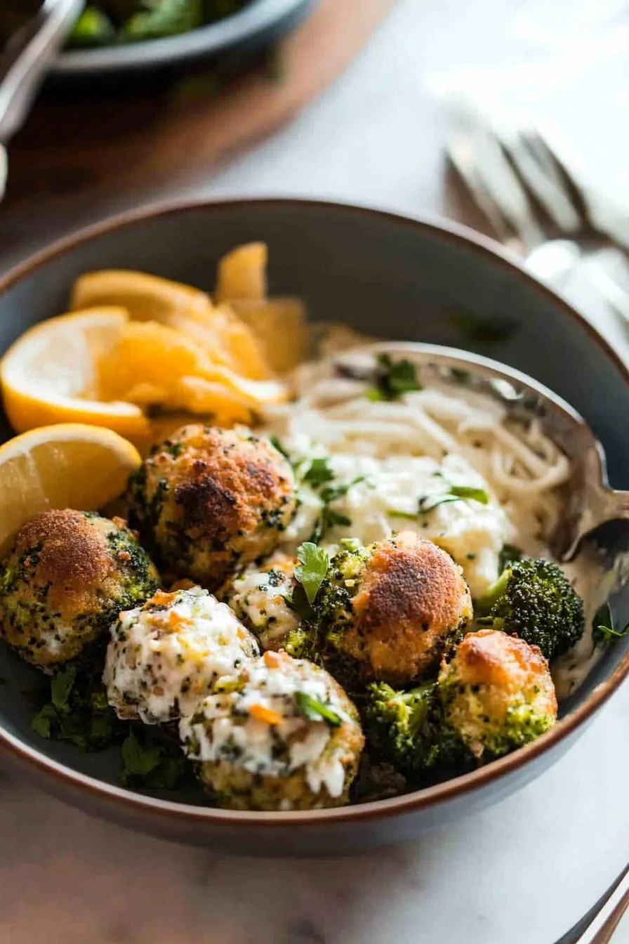 Baked Broccoli Cheese Balls