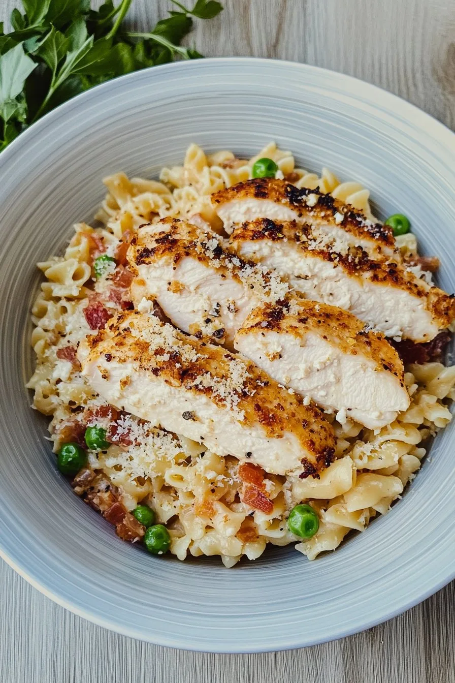 Creamy Ricotta Chicken Pasta