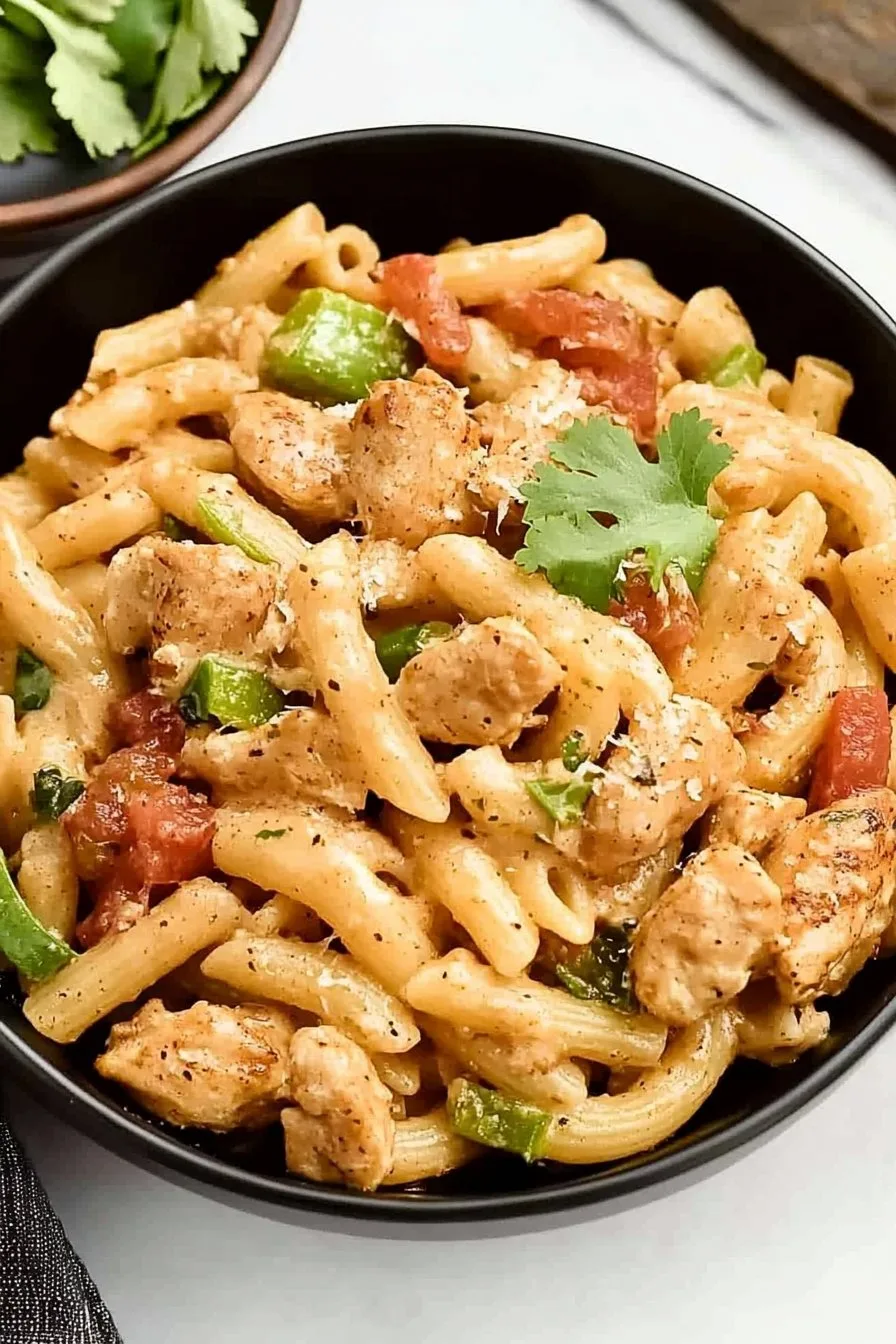 Creamy Chicken Fajita Pasta