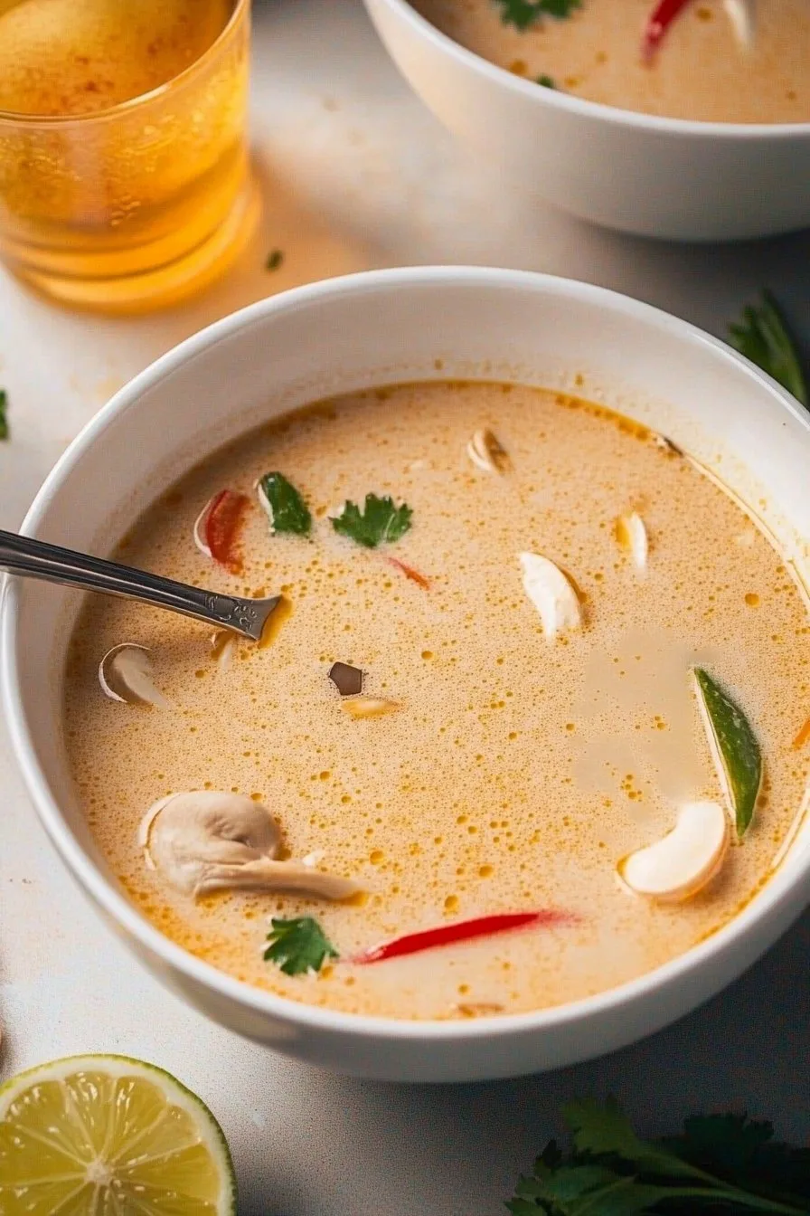 Easy Slow Cooker Tom Kha Soup Recipe