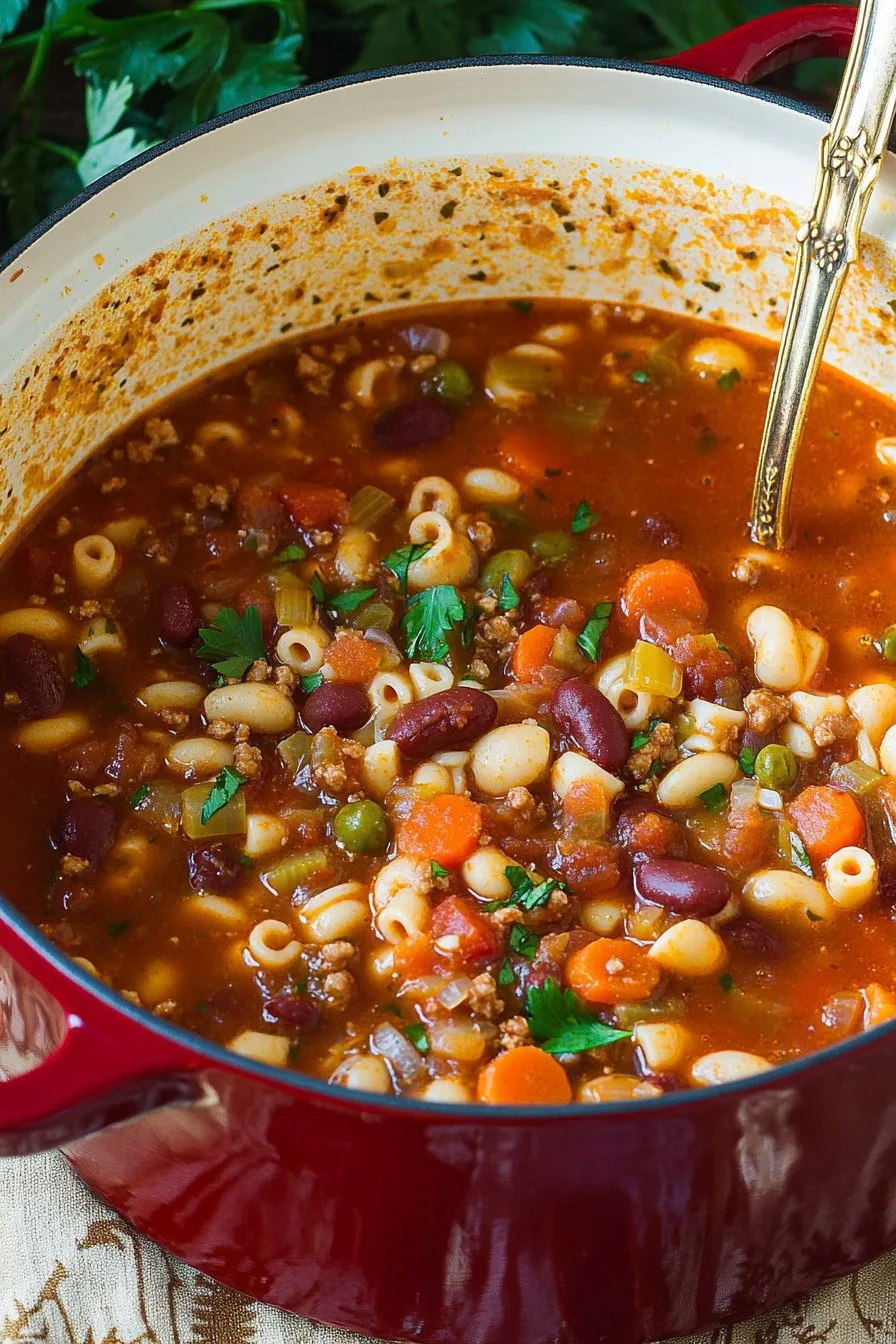 Hearty Pasta e Fagioli Soup Recipe