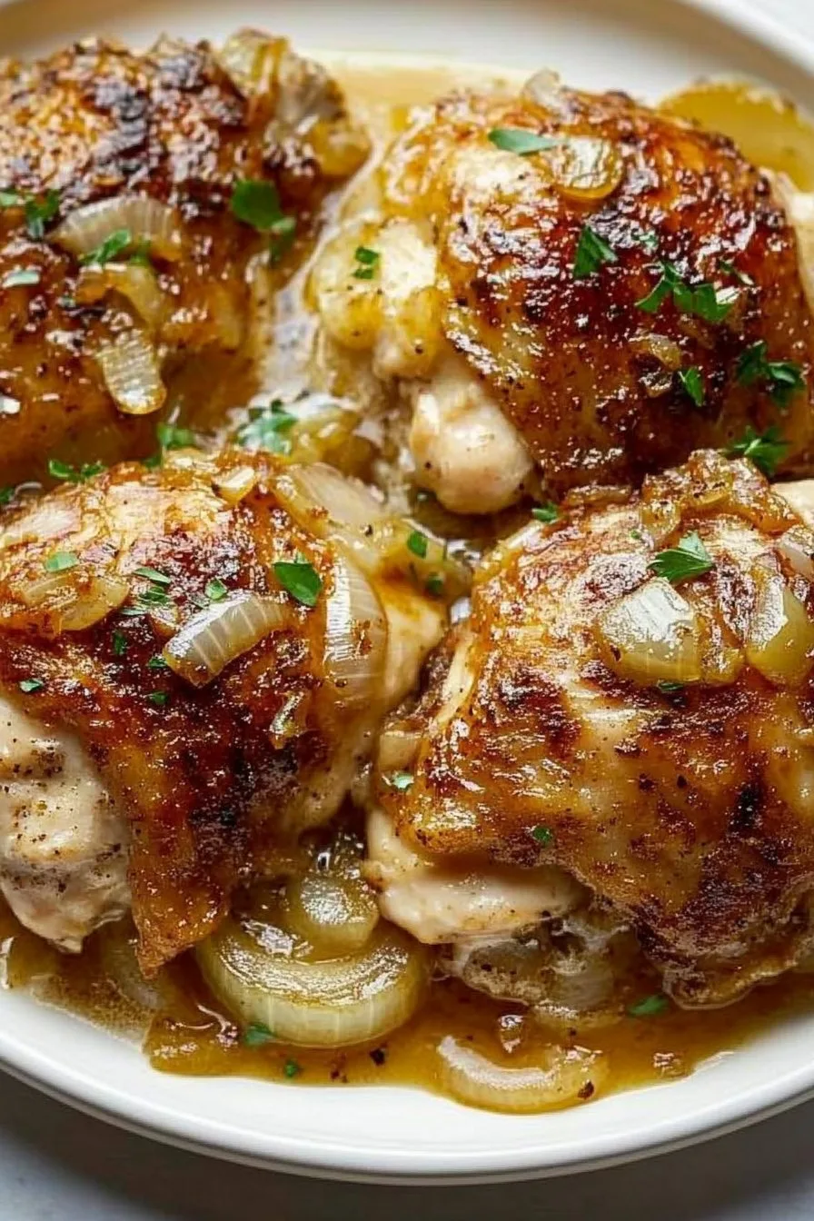 French Onion Dip Chicken Thighs Recipe