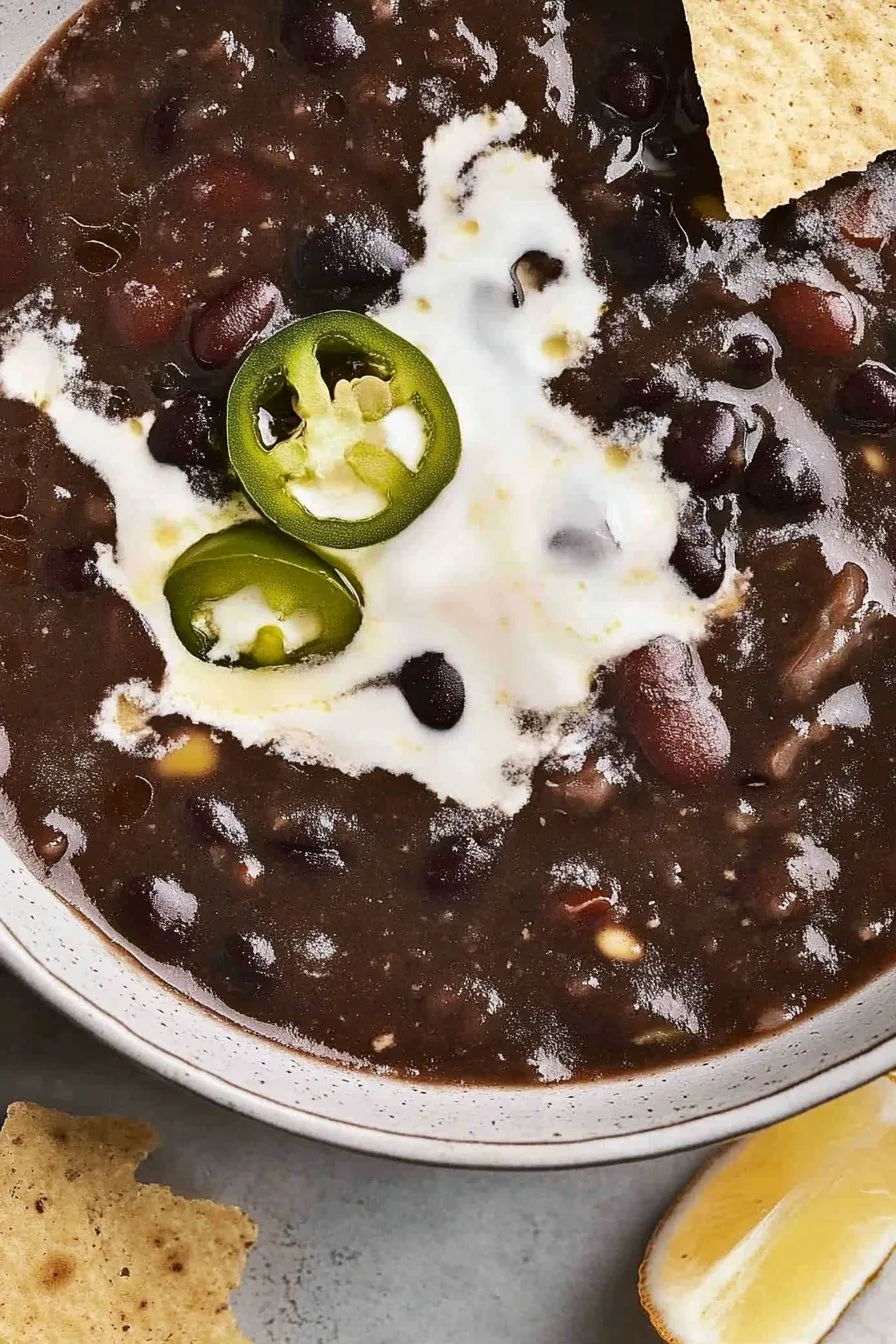Smoky Black Bean Soup
