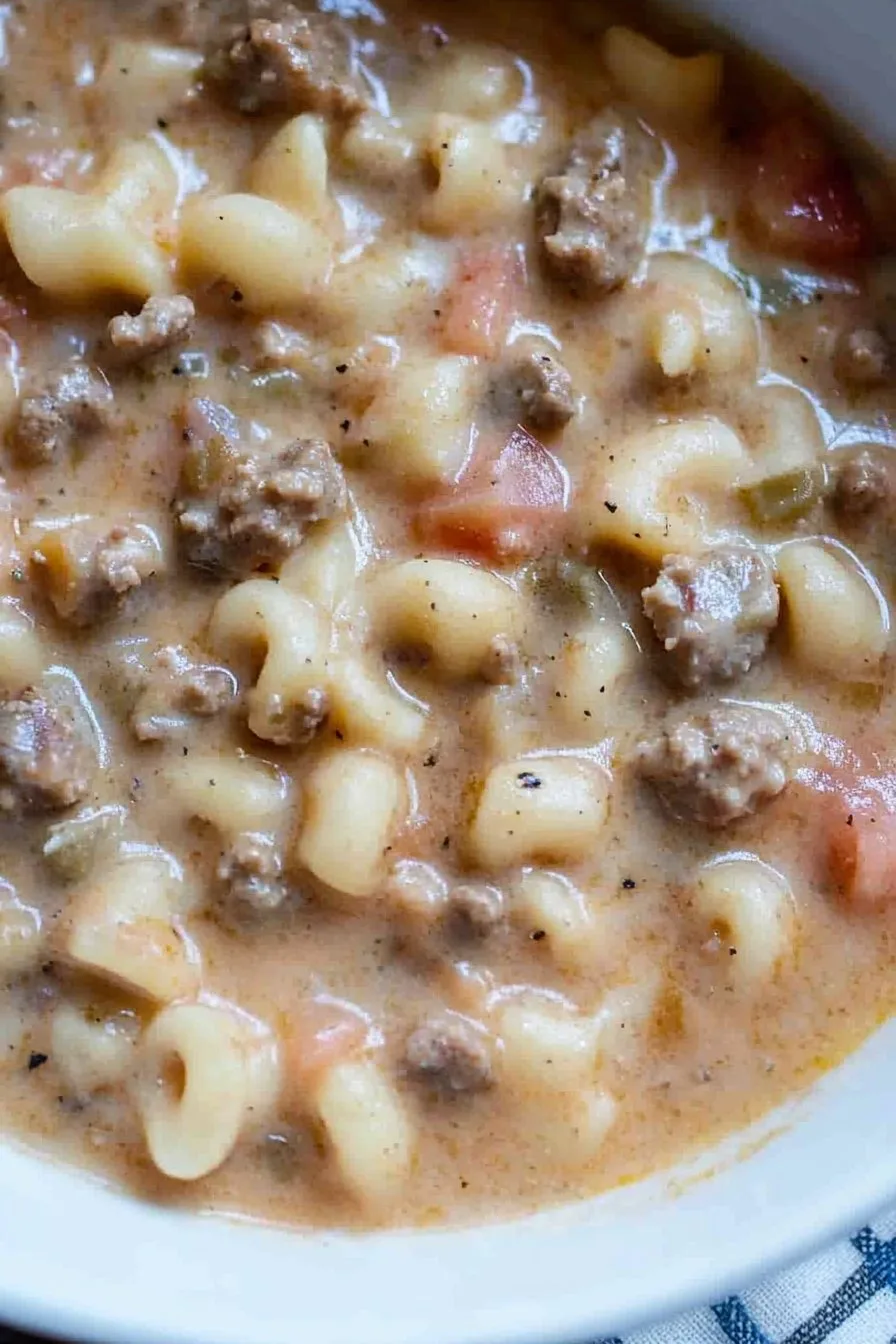 Creamy Parmesan Italian Sausage Soup Recipe