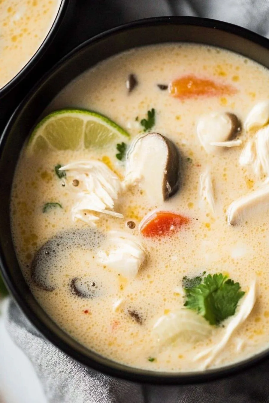 Best Ever Tom Kha Gai Soup (Thai Coconut Chicken Soup)