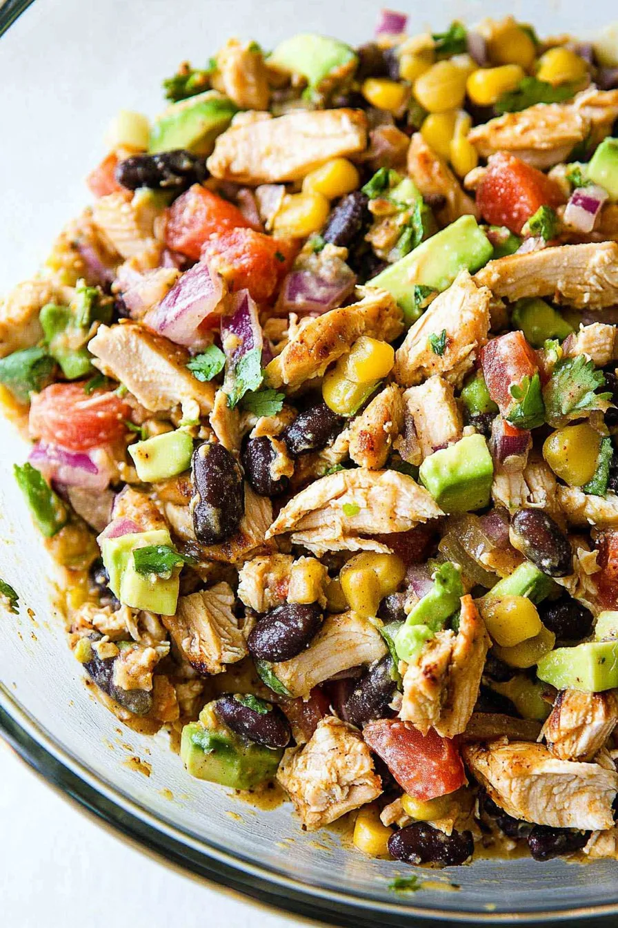 Southwestern Chopped Chicken Salad