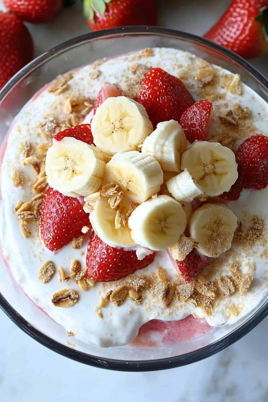 Strawberry Banana Pudding