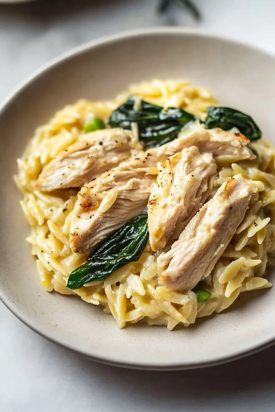 Lemon Chicken Orzo