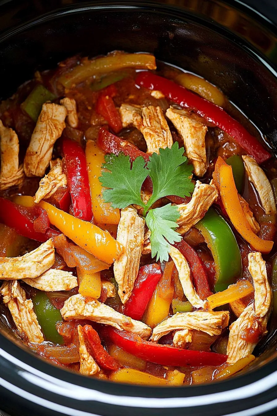 Crockpot Chicken Fajitas Recipe