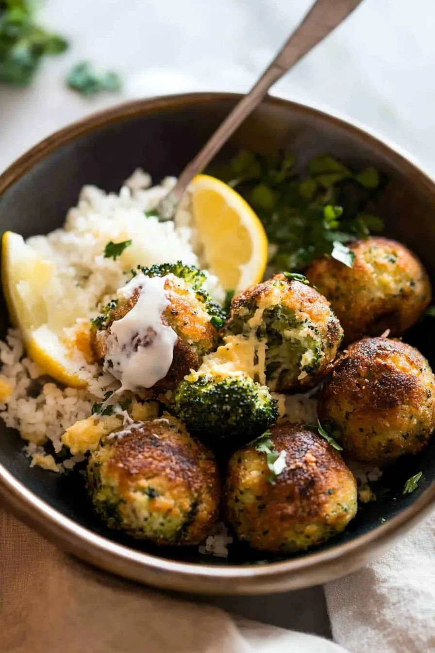 Baked Broccoli Cheese Balls