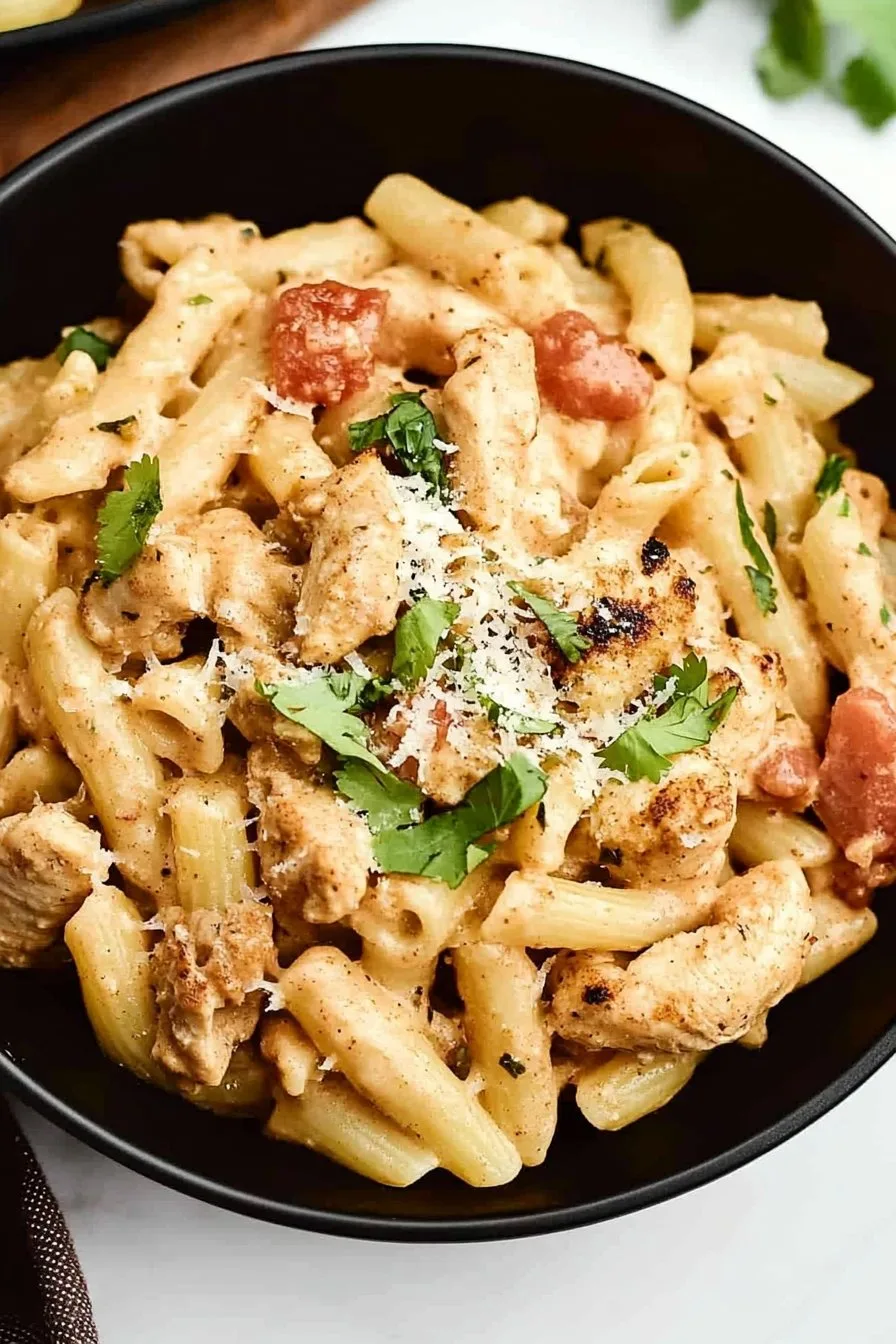 Creamy Chicken Fajita Pasta