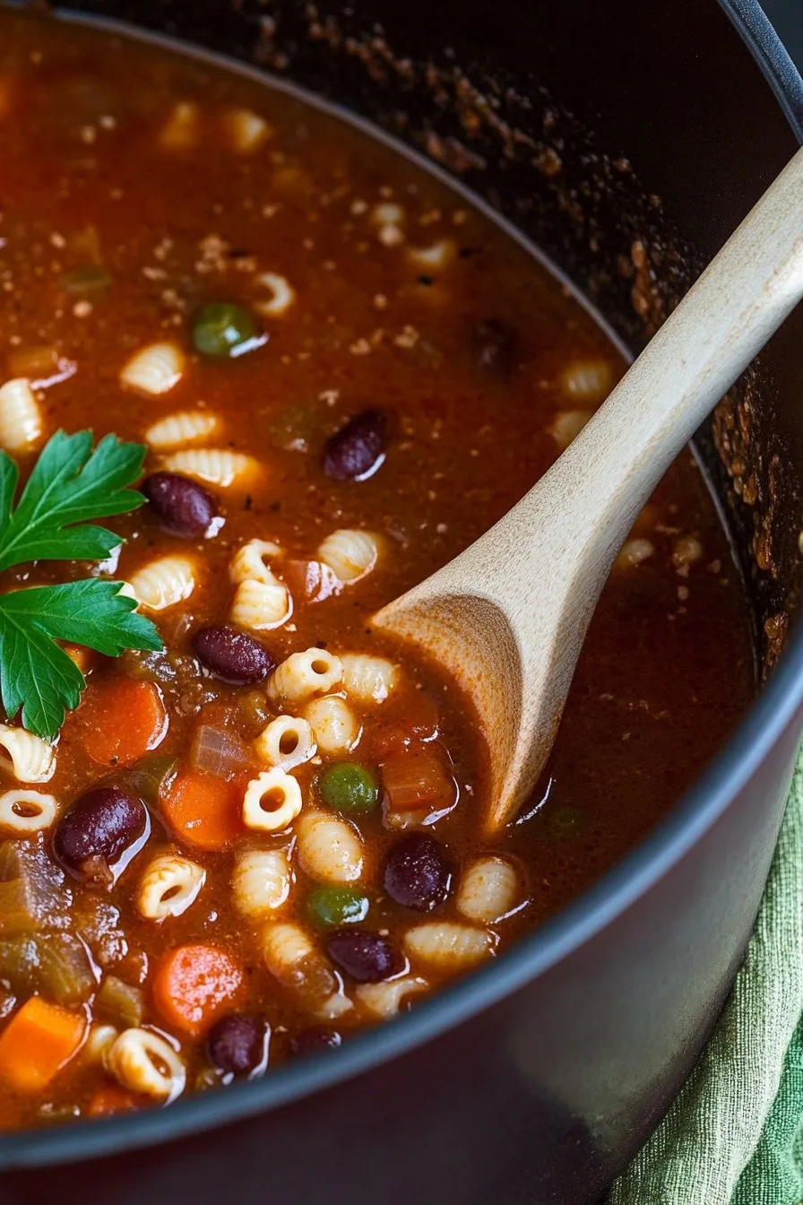 Hearty Pasta e Fagioli Soup Recipe
