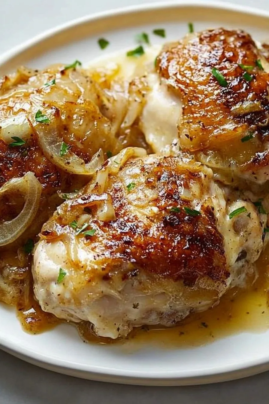 French Onion Dip Chicken Thighs Recipe