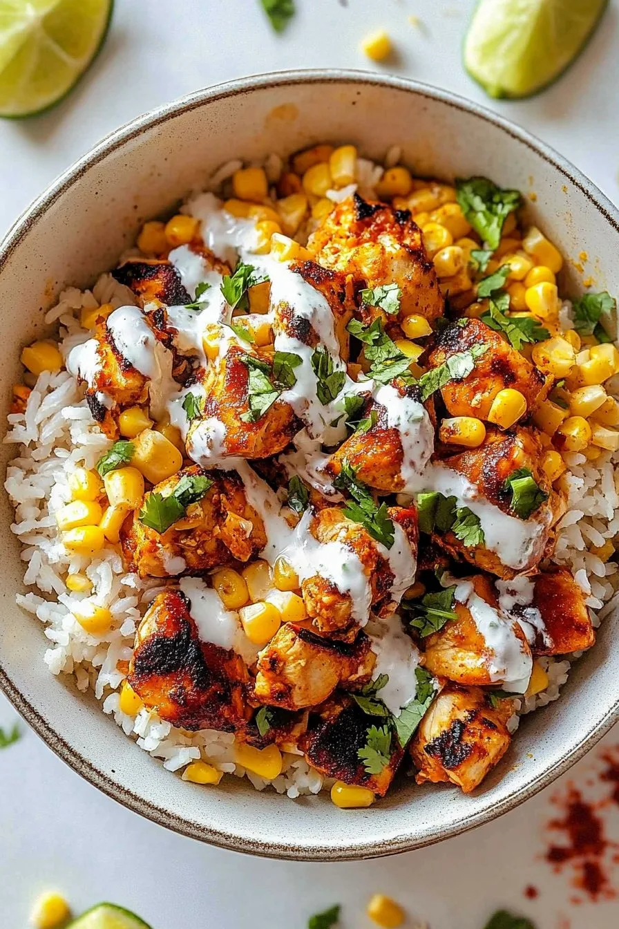 Street Corn Chicken Bowl