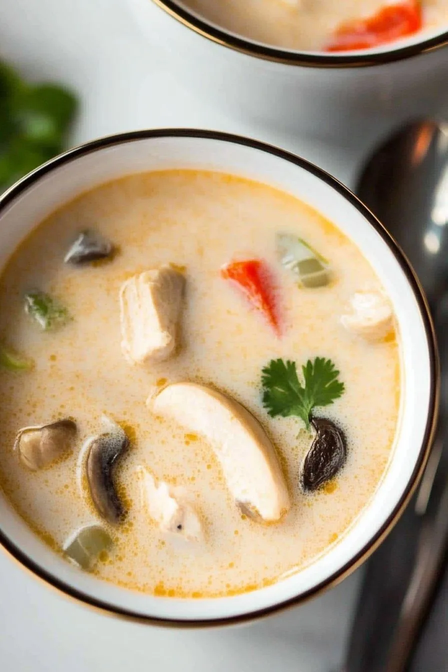 Best Ever Tom Kha Gai Soup (Thai Coconut Chicken Soup)