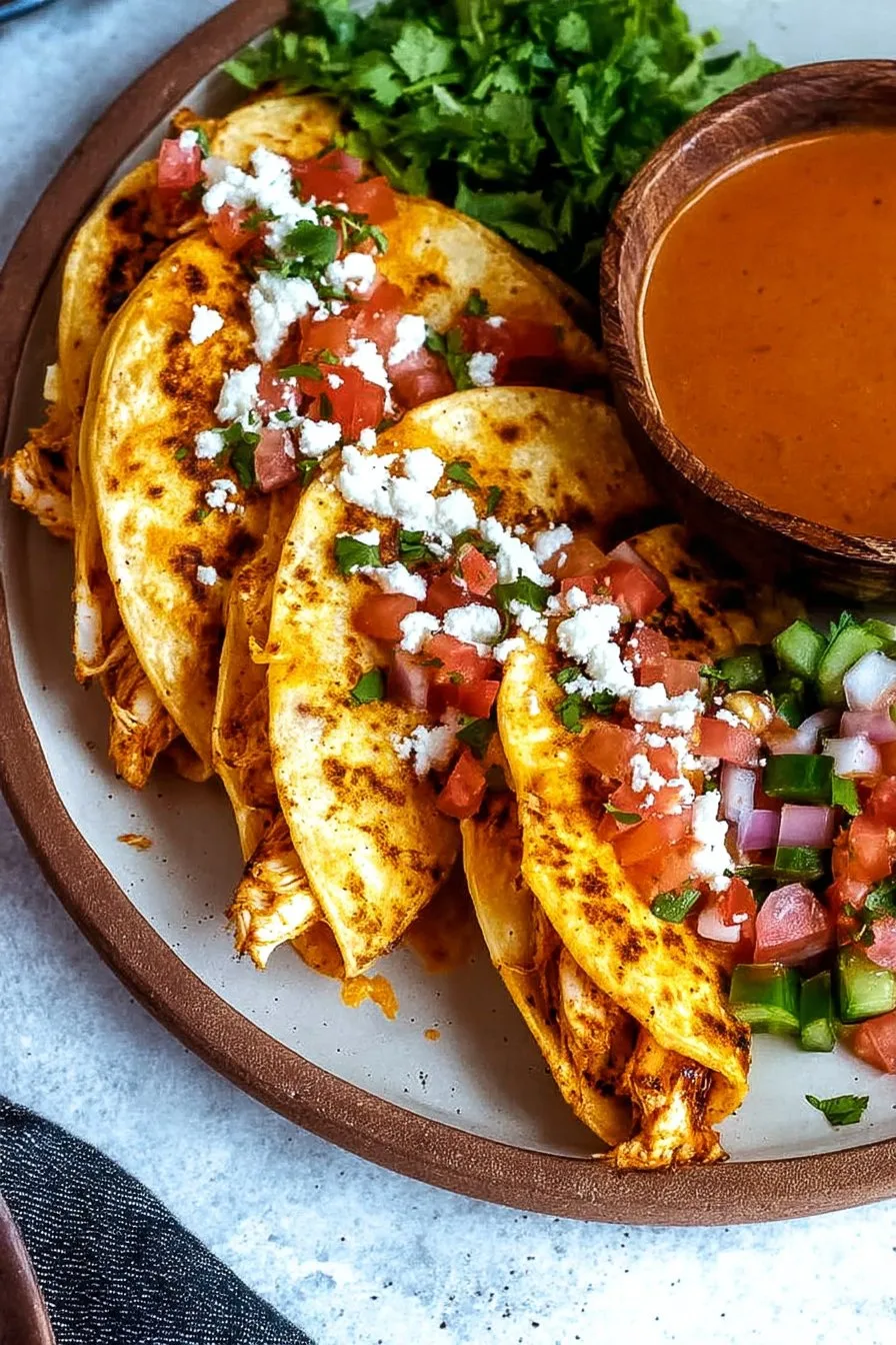 Chicken Birria Tacos