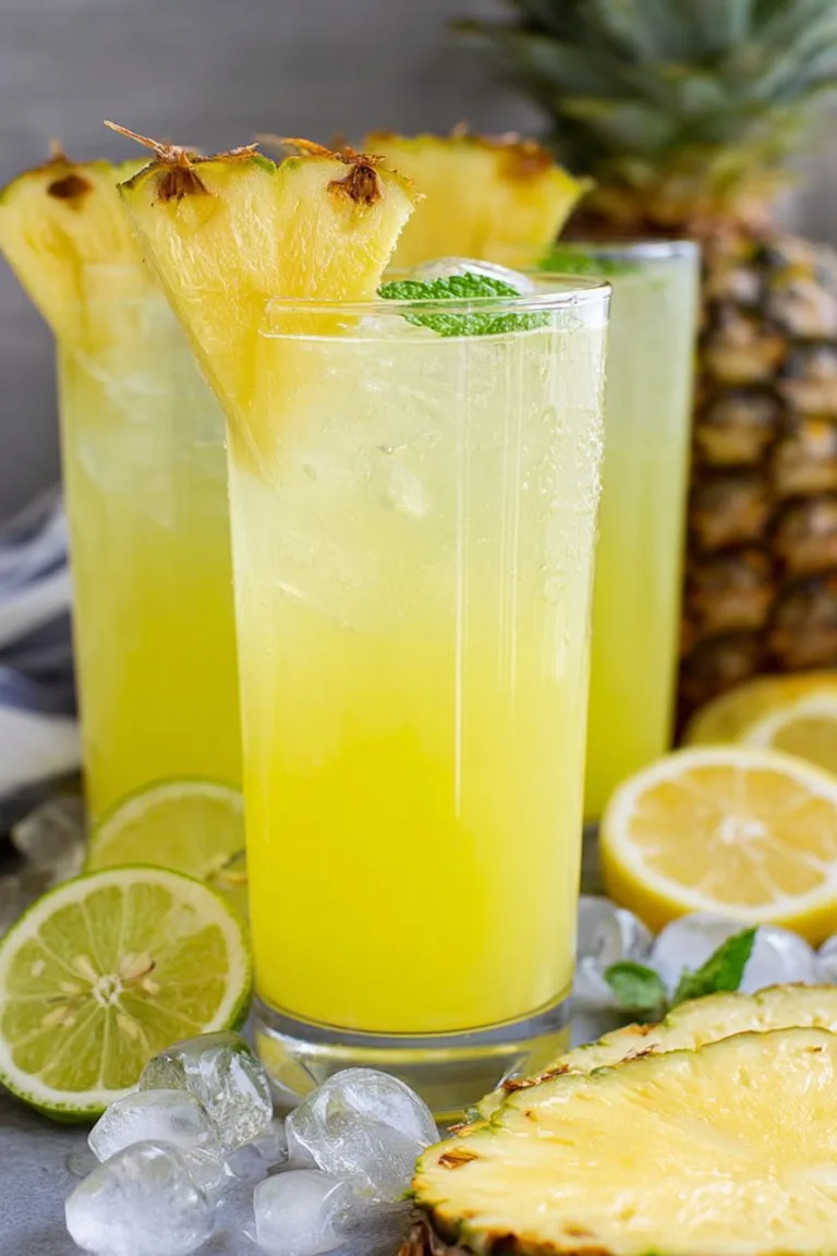 Easy Pineapple Lemonade