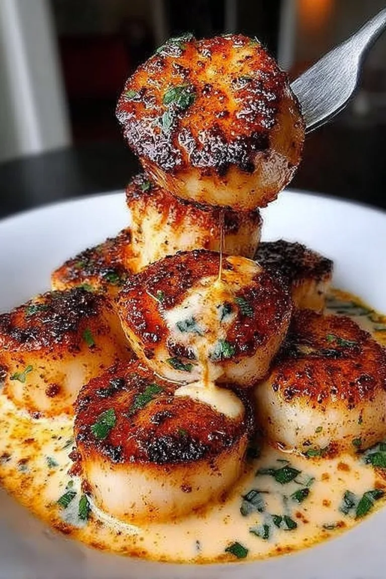 Seared Scallops with Spicy Cajun