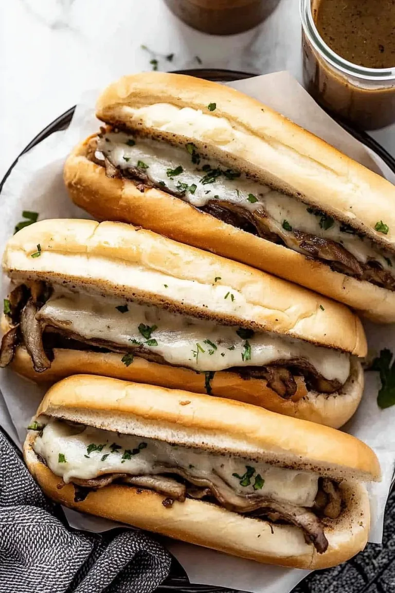 Vegetarian French Dip Sandwiches