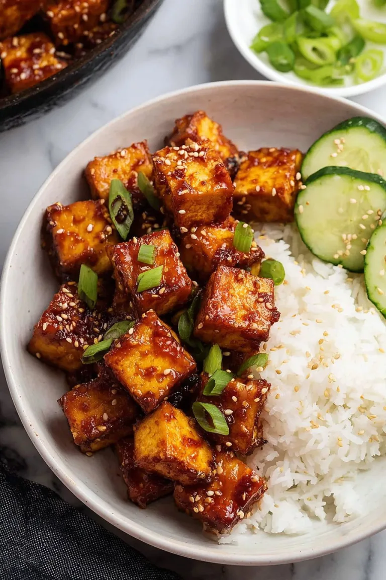 Honey Sriracha Tofu