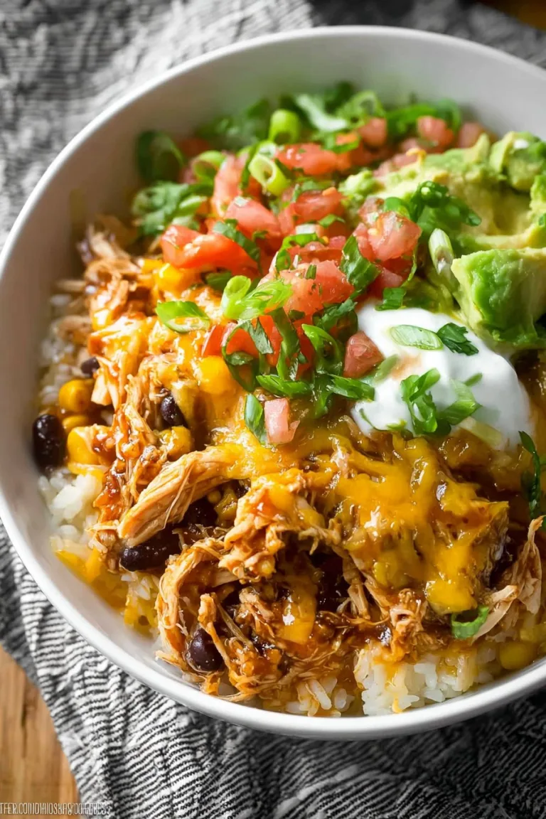 Slow Cooker Taco Chicken Bowls