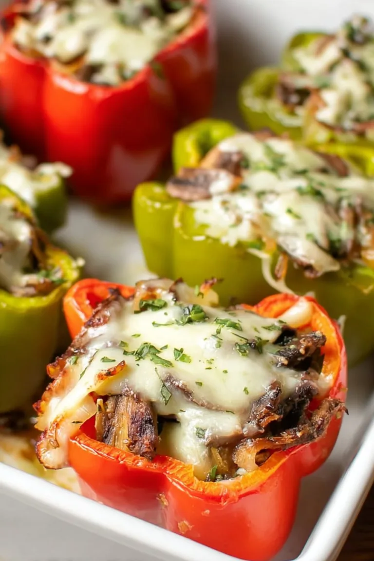 Philly Cheesesteak Stuffed Peppers