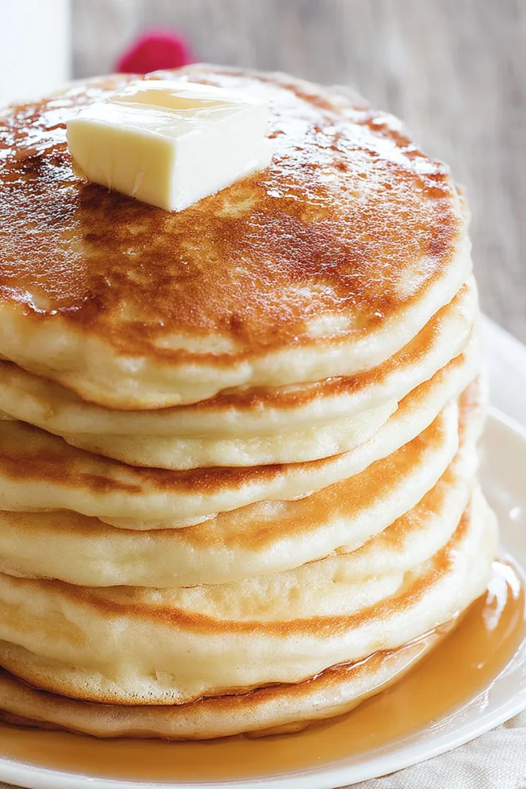 Fluffy Homemade Pancakes