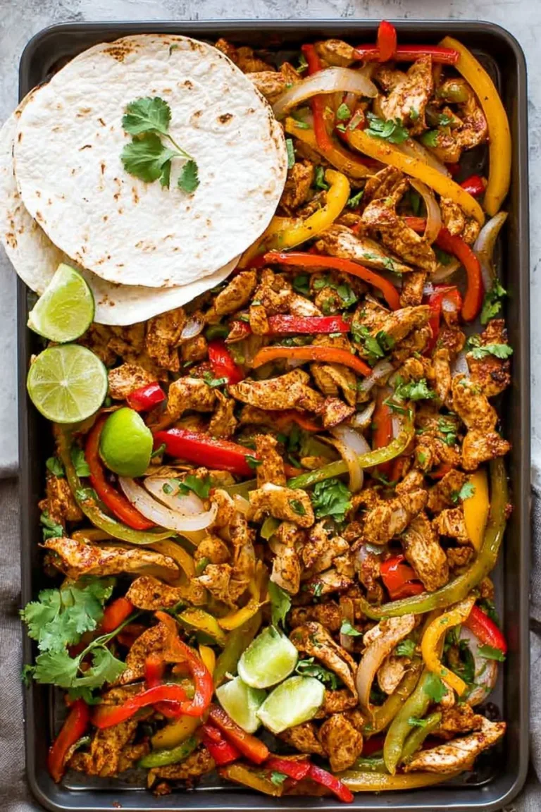 Sheet Pan Chicken Fajitas