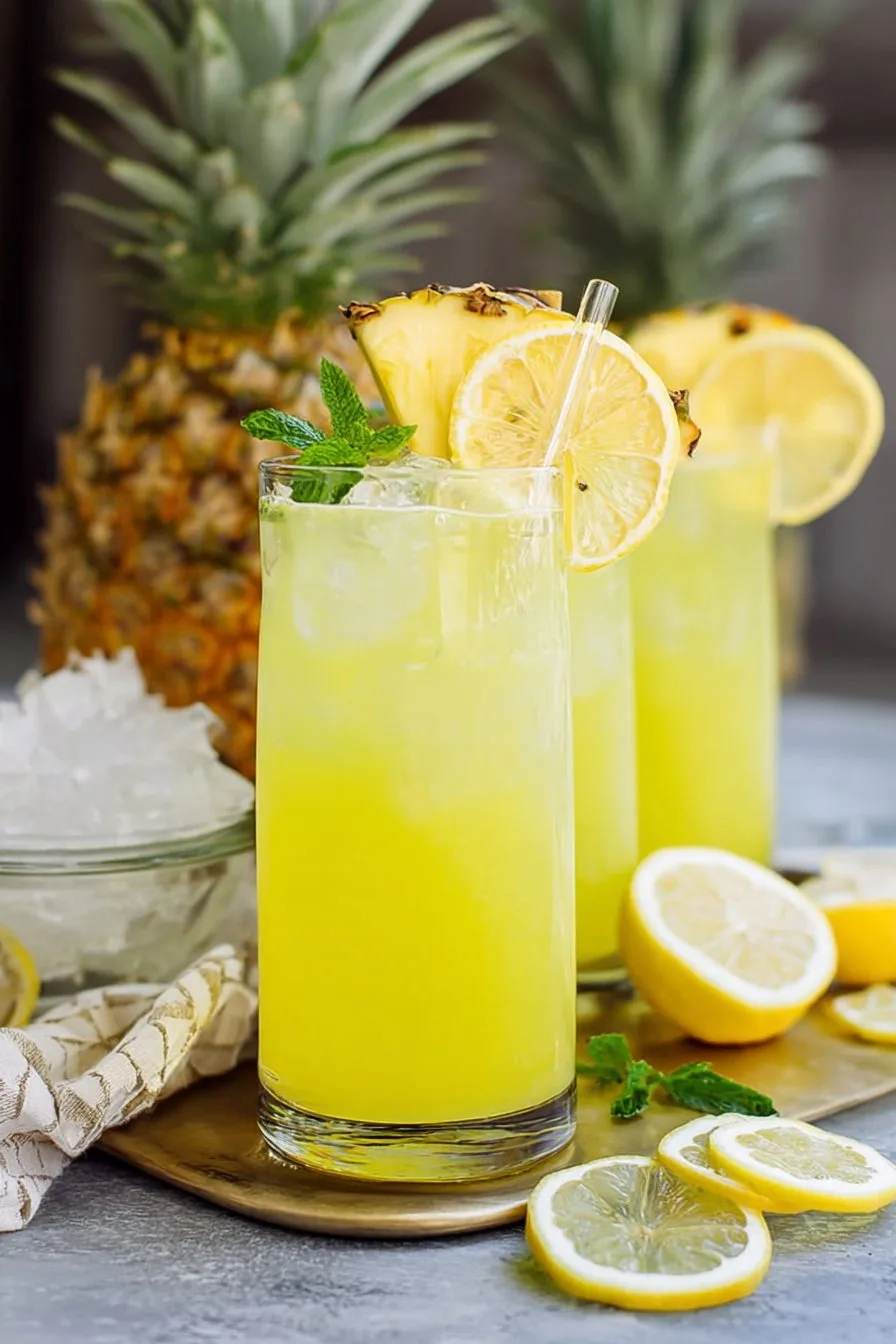 Easy Pineapple Lemonade