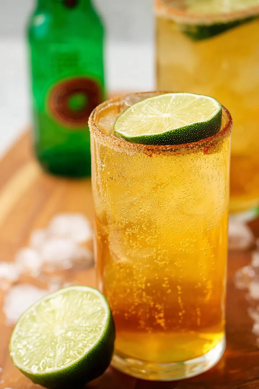 Chelada (Mexican Beer Cocktail with Lime)