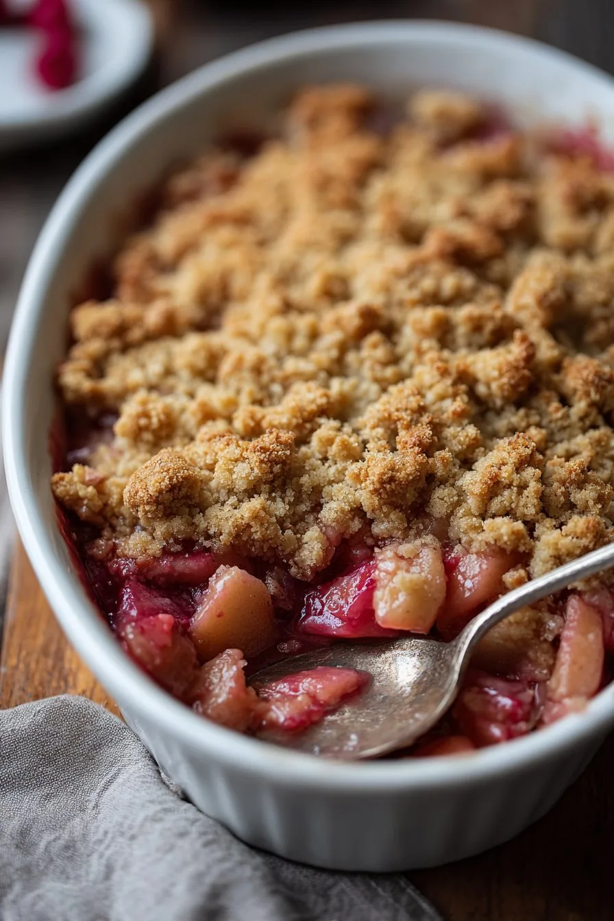 Irresistible Rhubarb Crisp Recipe