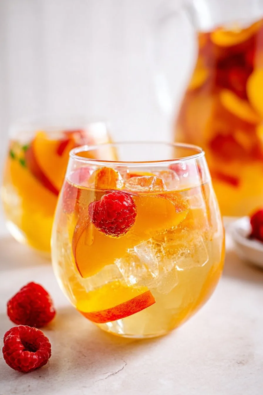 Peach White Wine Sangria