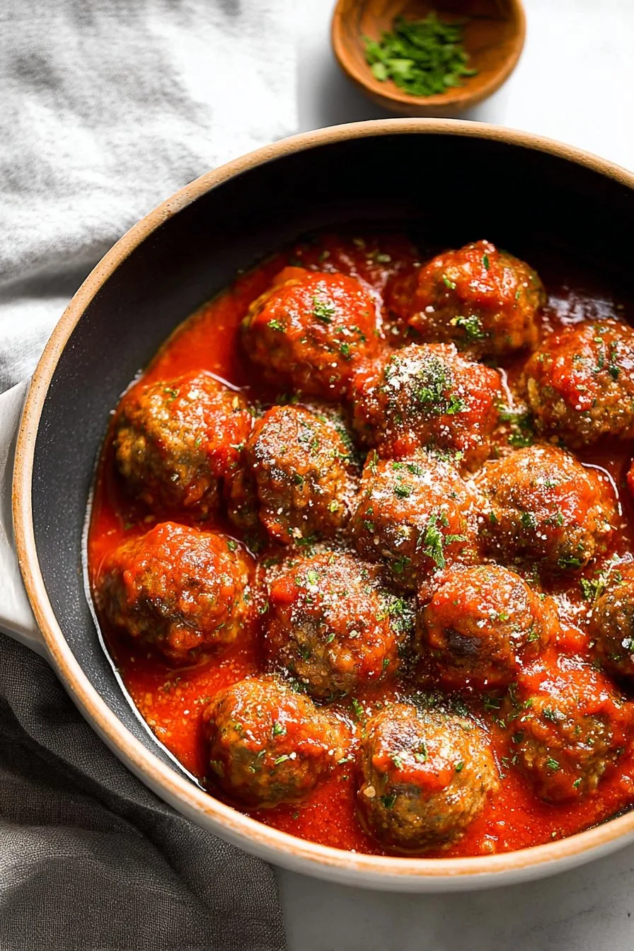 Easy Homemade Meatballs